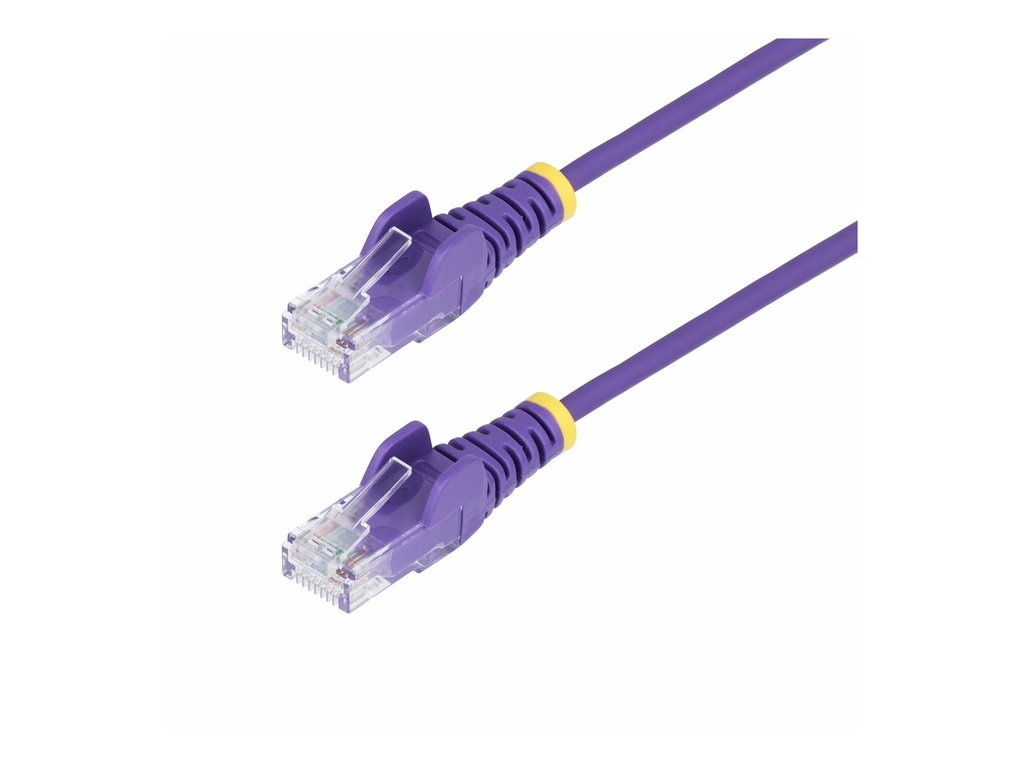 StarTech.com 50cm Purple Slim CAT6 Ethernet Cable, Snagless, 28AWG, LSZH - Patch-Kabel - RJ-45 (M)