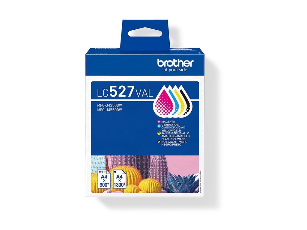 Brother LC527 Value Pack - 4er-Pack - Schwarz