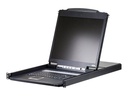 ATEN CL1308N - KVM-Konsole mit KVM-Switch - 8 Anschlüsse - PS/2, USB - Deutsch - 48.3 cm (19")