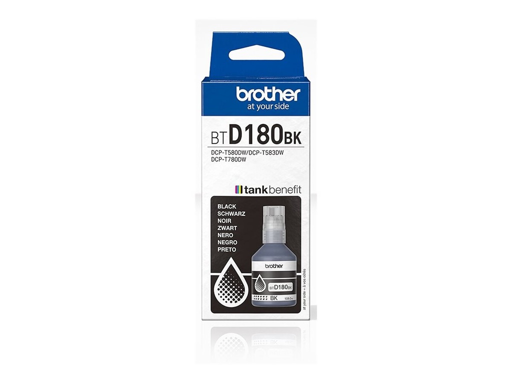 Brother BTD180BK - Schwarz - original - Nachfülltinte