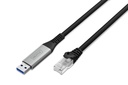 DIGITUS USB-A - RJ45 Ethernet Kabel, 1Gbit/s, 3m