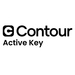 Cherry Contour Design Active Key AK-4450-GUVS-W/GE - Mini - Kabelgebunden - USB - Membran Key Switch - QWERTZ - Weiß