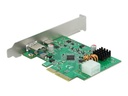 Delock USB-Adapter - PCIe 2.0 x4 Low-Profile