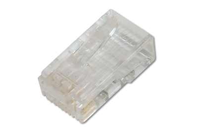 DIGITUS CAT 6 Modularstecker für Rundkabel, ungeschirmt, 100 Stk.