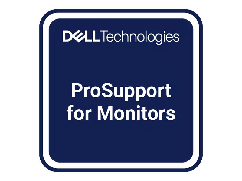 Dell Erweiterung von 3 jahre Basic Advanced Exchange auf 3 jahre ProSupport for monitors - Serviceerweiterung - Austausch (für Monitore)