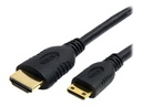 StarTech.com 1 ft High Speed HDMI Cable with Ethernet - HDMI to HDMI Mini- M/M (HDMIACMM1)