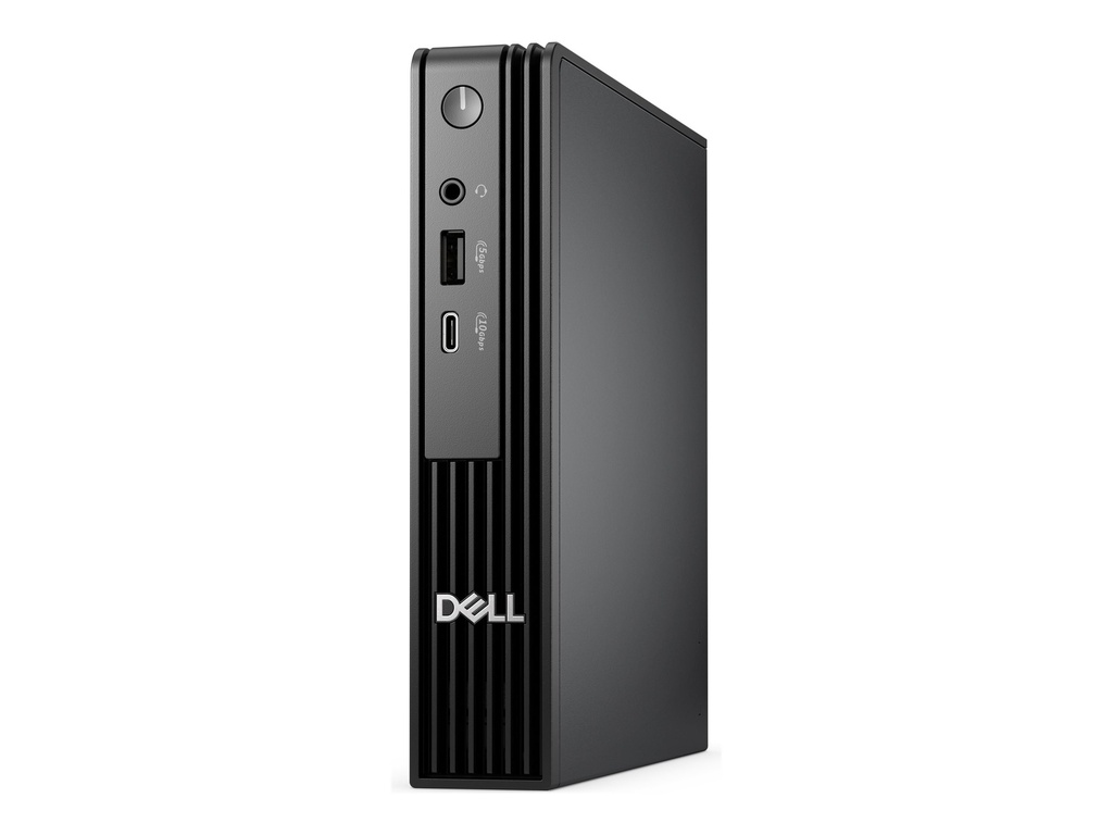 Dell Pro Micro QCM1250 - Micro - Core Ultra 5 235T / 2.2 GHz - RAM 8 GB - SSD 512 GB - NVMe - Intel Graphics - 1GbE, Bluetooth, Wi-Fi 6E - WLAN: Bluetooth, 802.11a/b/g/n/ac/ax (Wi-Fi 6E)