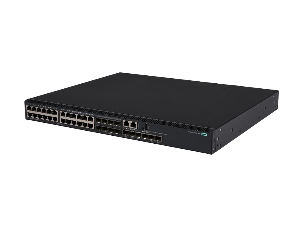 HPE Networking Comware 5150HI 24p 10M/100M/1G 8p SFP 1G Combo 6p SFP28 10G/25G Switch - Switch - L3 - managed - 48 x 10/100/1000Base-T + 8 x 100/1000Base-X SFP + 6 x 10 Gigabit / 25 Gigabit SFP28 (uplink / stacking)