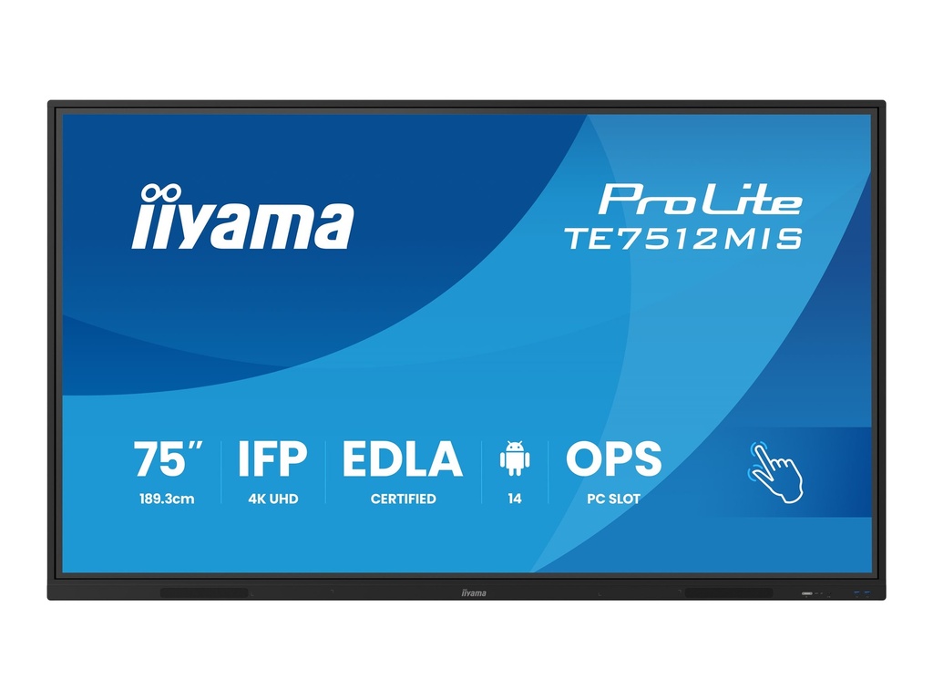 Iiyama ProLite TE7512MIS-B4AG - 190 cm (75") Diagonalklasse (189.3 cm (74.52")