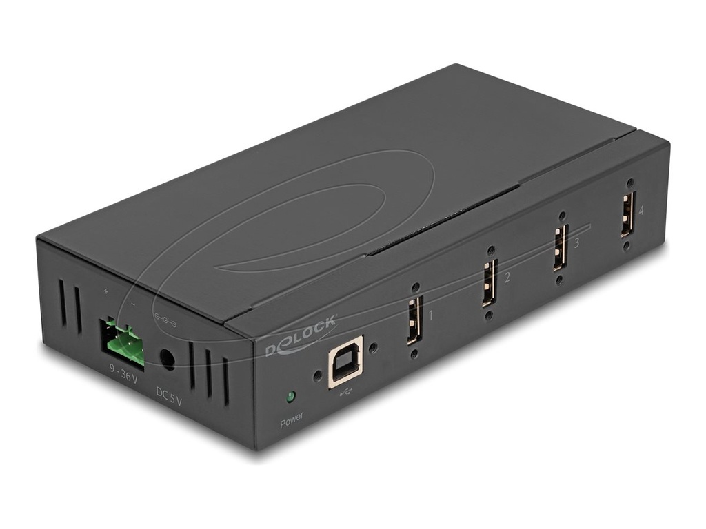 Delock Hub - mit 15 kV ESD-Schutz - 4 x USB