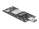 Delock Schnittstellenadapter - M.2 - M.2 Card