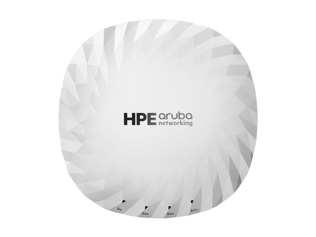 HPE Aruba Networking AP-725 (RW) - Campus - Accesspoint - Wi-Fi 7, Bluetooth 5.4 LE, ZigBee - Wi-Fi 7 - 2.4 GHz, 5 GHz, 6 GHz deckenmontierbar (Packung mit 10)