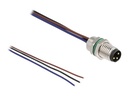 Delock Netzwerkkabel - 3-poliger M8 (M) zu