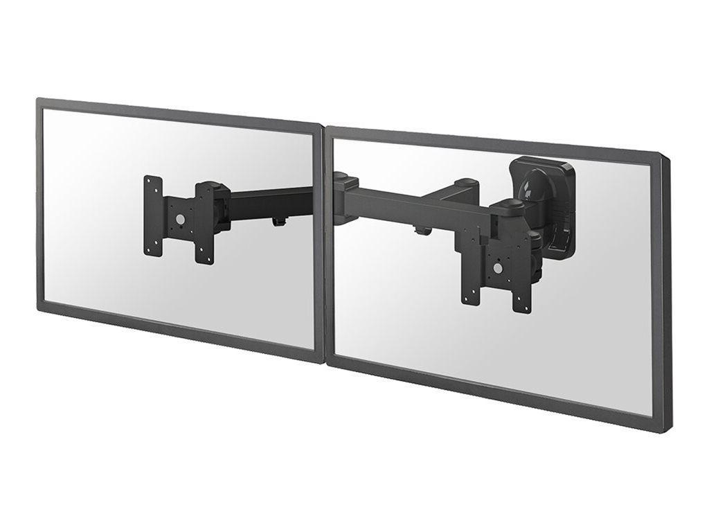Neomounts FPMA-W960D - Halterung - Voll beweglich - für 2 LCD-Displays - Schwarz - Bildschirmgröße: 25.4-68.6 cm (10"-27")