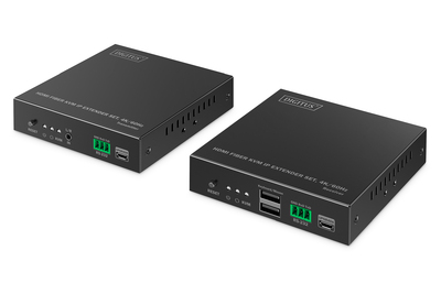 DIGITUS HDMI Fiber KVM IP Extender Set, 4K/60Hz