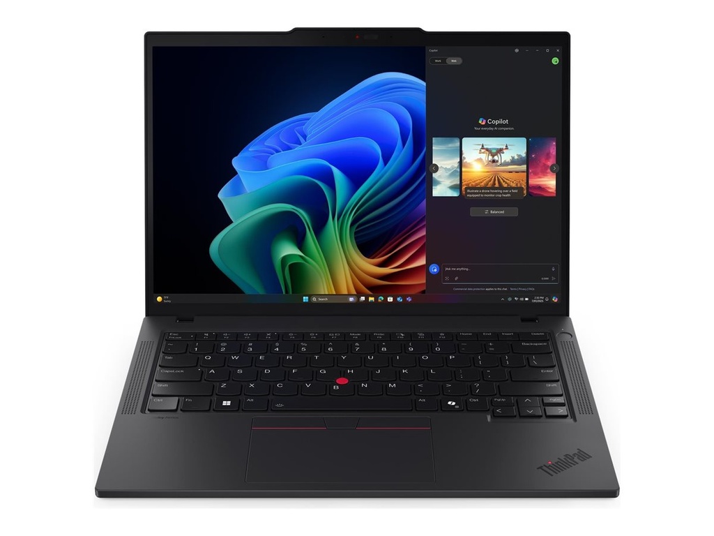 Lenovo ThinkPad T14 Gen 6 21QG - 180°-Scharnierdesign - Intel Core Ultra 5 228V - Win 11 Pro - Arc Graphics 130V - 32 GB RAM - 1 TB SSD TCG Opal Encryption 2, NVMe, Performance - 35.6 cm (14")