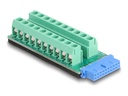 Delock USB-Adapter - 19-polige USB-Stiftleiste (W)