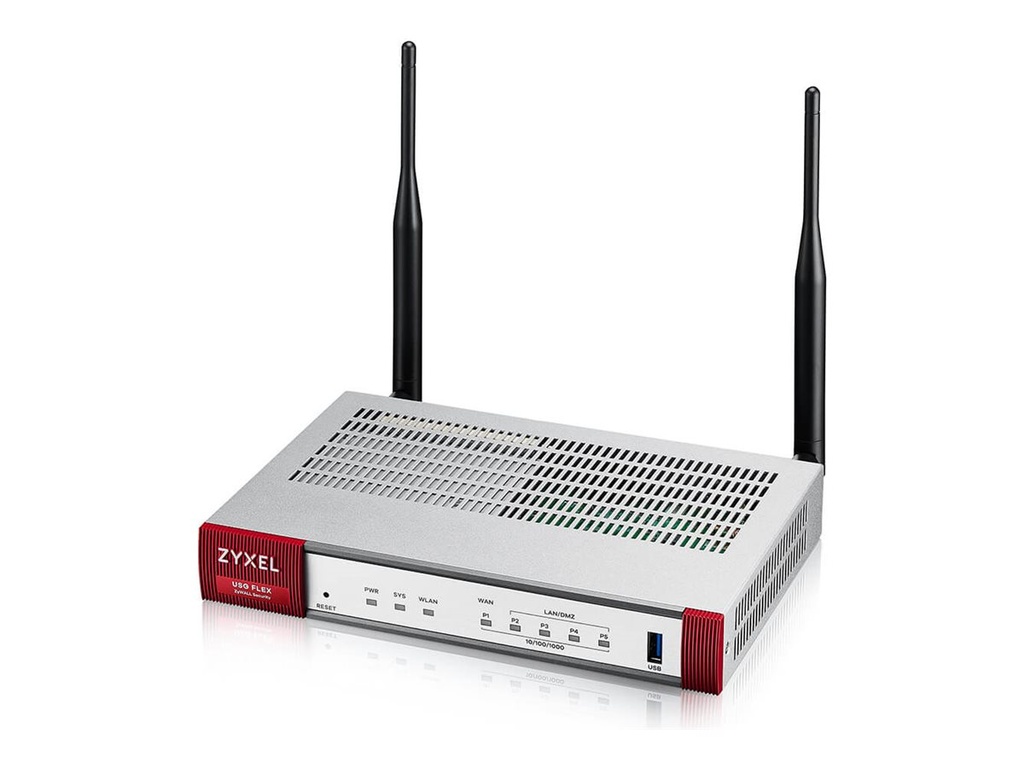 ZyXEL ZyWALL USG FLEX 100AX - Firewall - 4 Anschlüsse