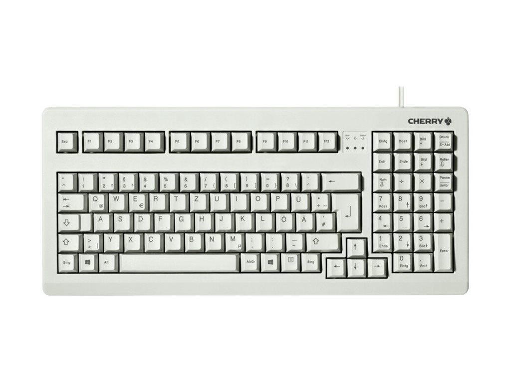 Cherry G80-1800 - Tastatur - PS/2, USB - Französisch