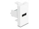 Delock Easy 45 - Einrastmodul - USB 2.0, weiblich