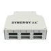 Synergy 21 LWL-Patchpanel für Hutschiene DIN 6xSC-Duplex/LC-Quad-Buchsen ohne Kupplungen - Kabel - 0,13 m