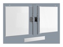 Optoma RISE - Whiteboard - Bodenaufstellung, Display-Liftwagen - 804 x 892 mm - weiß (Packung mit 2) - Optoma RISE - Whiteboard - Bodenaufstellung