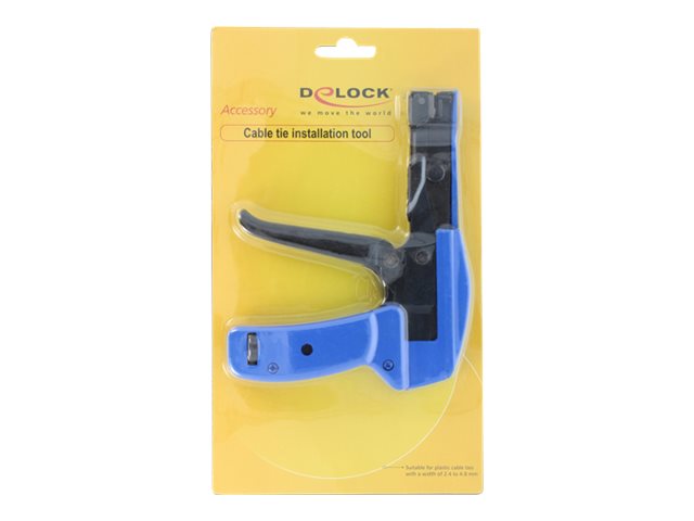Delock Kabelbinderpistole - Blau/Schwarz