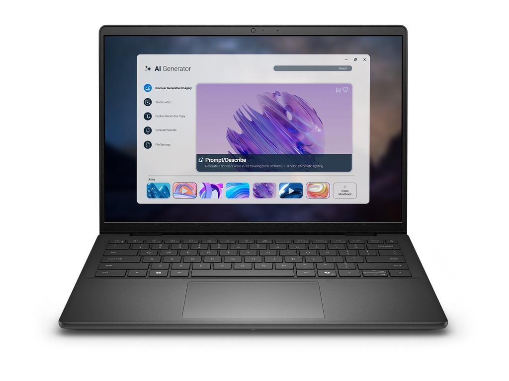Dell Pro 14 Essential PV14255 - AMD Ryzen 5 220 / 3.2 GHz - Win 11 Pro - Radeon 740M - 16 GB RAM - 512 GB SSD NVMe, Class 25 - 35.56 cm (14")