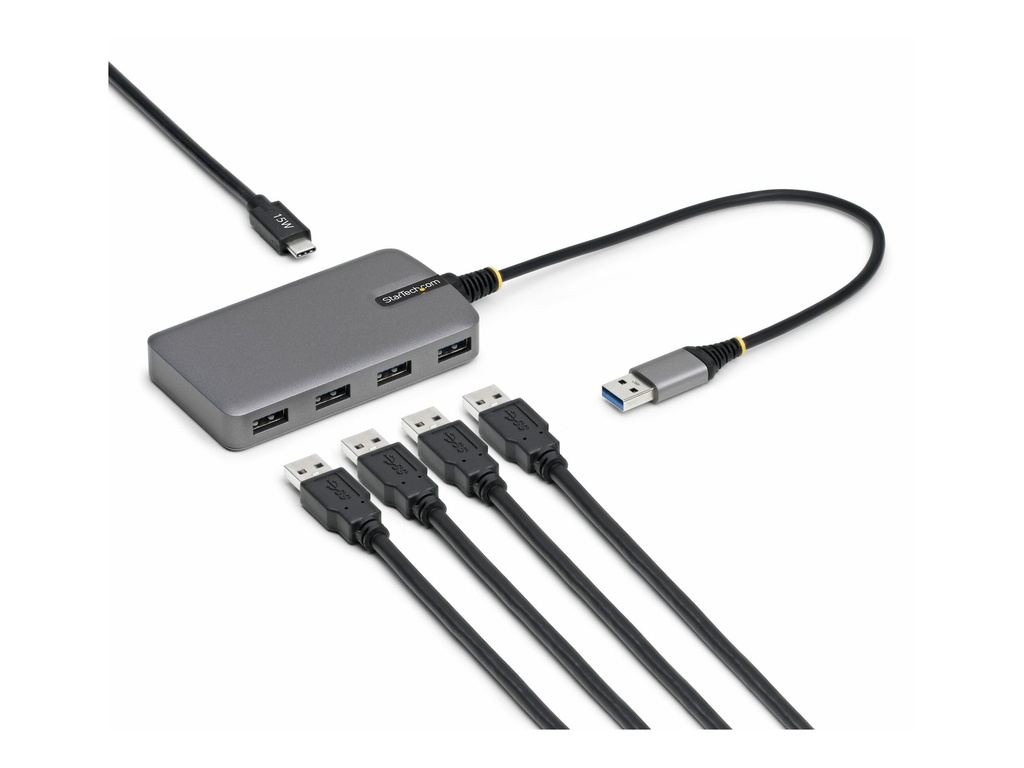 StarTech.com Hub - 4 x USB 3.2 Gen 1 + 1 x