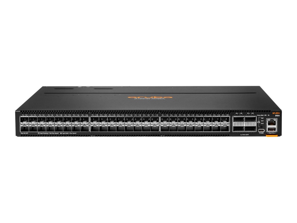 HPE Aruba Networking CX 8100 48x10G SFP+ 4x40/100G