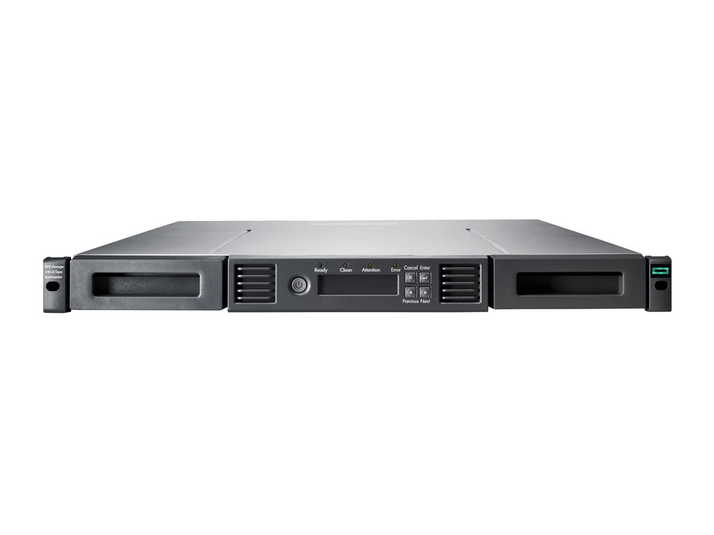 HPE Storage MSL 1/8 - Tape Autoloader - 144 TB / 360 TB - Steckplätze: 8 - LTO Ultrium (18 TB / 45 TB)