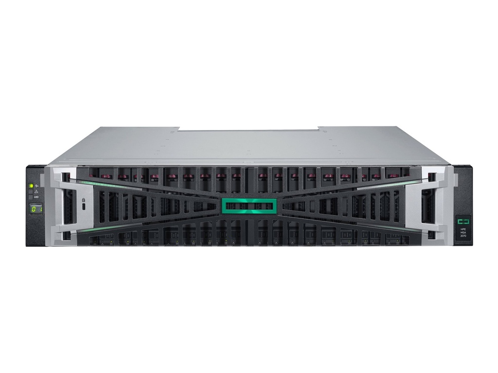 HPE Modular Smart Array 2070 32Gb Fibre Channel SFF Storage - Solid State Drive Array - 92 TB - 24 Schächte (SAS-3)