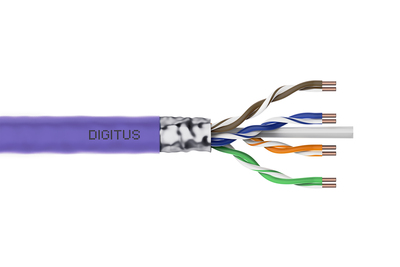 DIGITUS CAT 6 F/UTP Datenkabel - Verlegekabel, 100 m, Simplex, B2ca