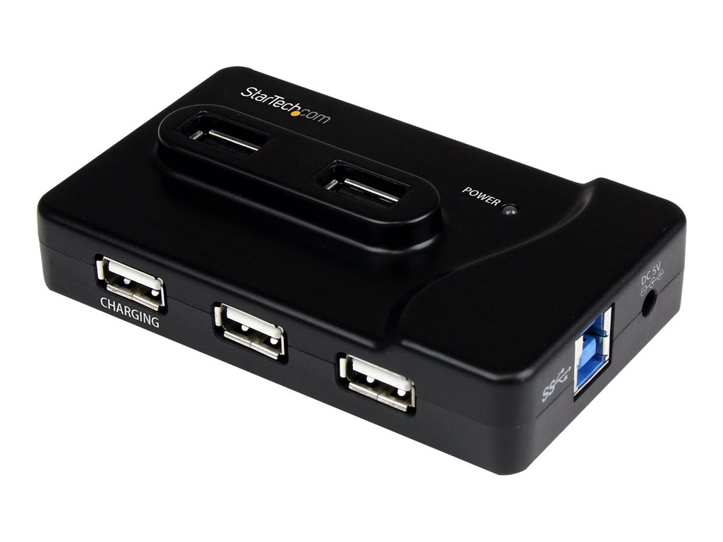 StarTech.com 6 Port USB 3.0 / 2.0 Hub mit 2A