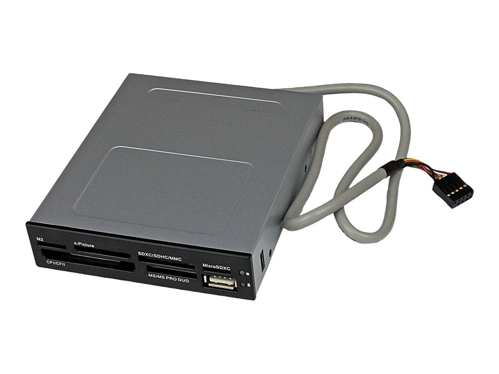 StarTech.com Interner USB 2.0 Kartenleser 3,5 (8,9cm)