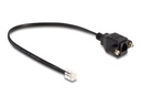 Delock Telefonverlängerungskabel - RJ-10 (M)