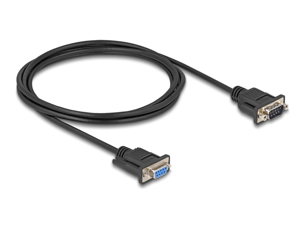 Delock Kabel seriell - DB-9 (M) zu DB-9 (W)