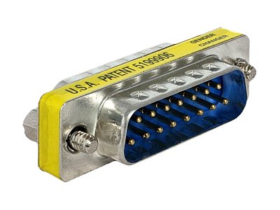 Delock Adapter Sub-D - Serieller Gender Changer - 15 pin D-Sub (DB-15)