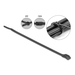 Delock Kabelbinder - 11 cm - Schwarz (Packung