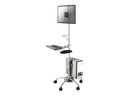 Neomounts FPMA-MOBILE1800 - Wagen - für LCD-Display / PC-Ausrüstung - Silber - Bildschirmgröße: 25.4-68.6 cm (10"-27")