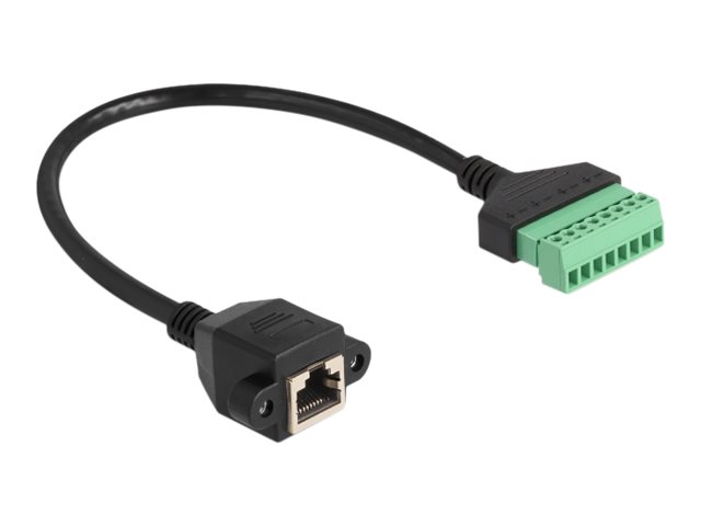 Delock Netzwerkadapterkabel - 8-polige Anschlussleiste (W)