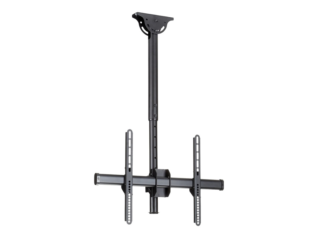 StarTech.com Flachbildfernseher Deckenhalterung - Vollbeweglich - Heavy Duty Stahl - Decken TV VESA Halterung für 32 bis 75 Zoll - Halterung - für Flachbildschirm - stabiler Stahl - Schwarz - Bildschirmgröße: 94-190.5 cm (37"-75")