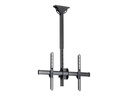 StarTech.com Startech Flachbildfernseher Deckenhalterung - Vollbeweglich - Heavy Duty Stahl - Decken TV VESA Halterung für 32 bis 75 Zoll - Halterung - für Flachbildschirm - stabiler Stahl - Schwarz - Bildschirmgröße: 94-190.5 cm (37"-75")