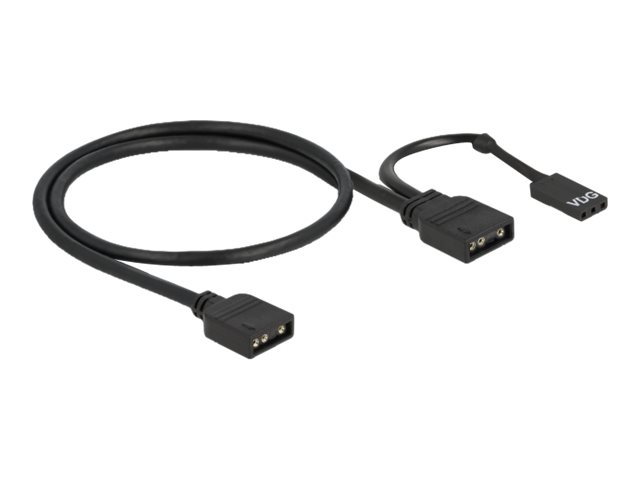 Delock RGB LED-Kabel - 3-polig ARGB (W) zu 3-polig ARGB, VDG-Header (W)