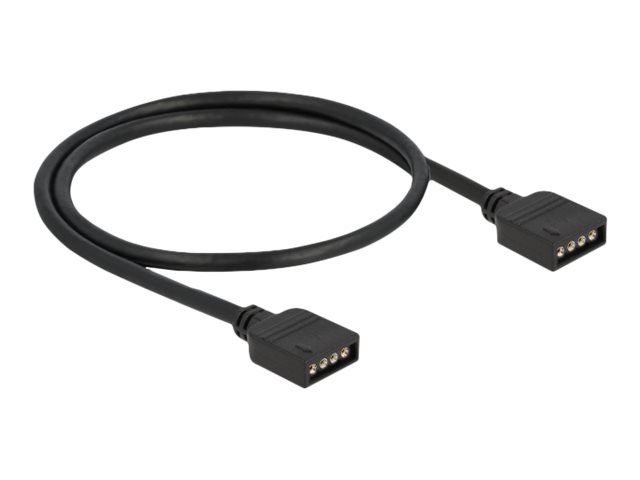 Delock RGB LED-Verlängerungskabel - 4-poliger RGB-Header (W)