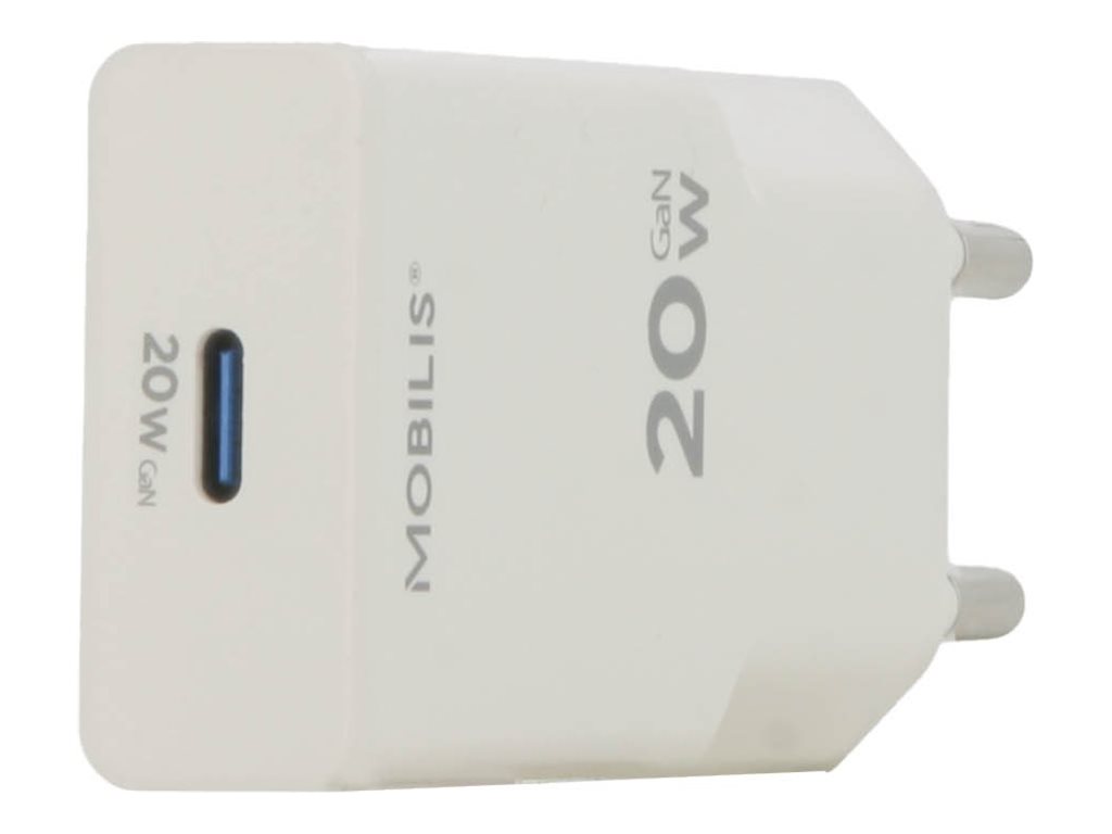 Mobilis Netzteil - ultra-kompakt - 20 Watt - PD/PPS, Fast Charge (USB-C)