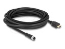 Delock Adapterkabel - 17 pin M12 weiblich zu