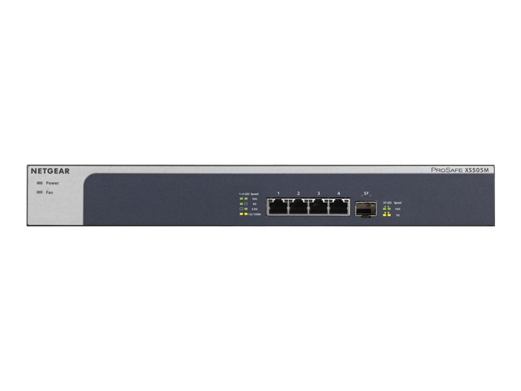 Netgear XS505M - Switch - unmanaged - 4 x 10