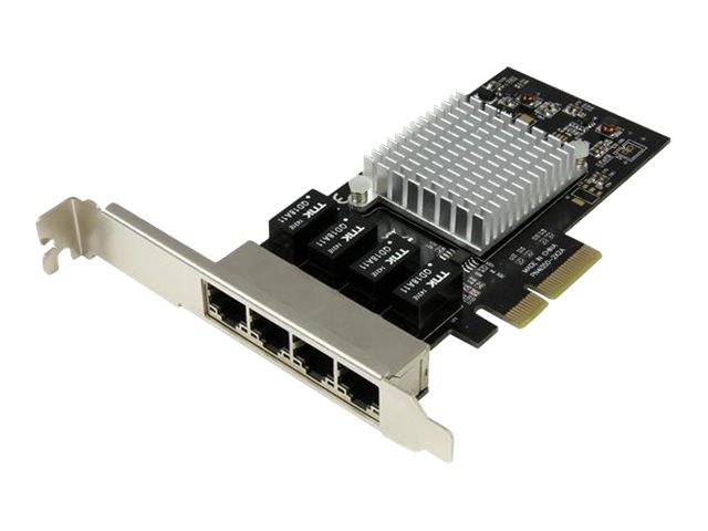 StarTech.com 4 Port PCI Express Gigabit Ethernet Netzwerkkarte