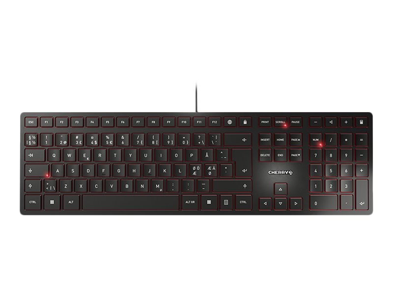 Cherry KC 6000 SLIM - Tastatur - USB - Pan Nordisch